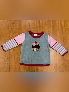 Knit Striped Cupcake Sweater